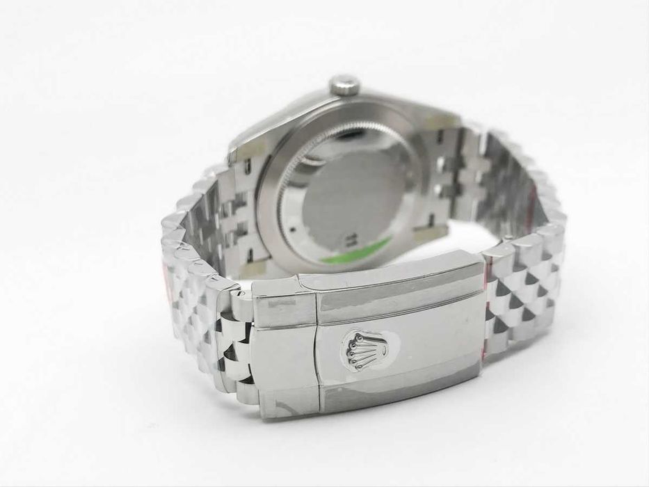 Rolex Datejust 41mm Fluted Bezel Grey Roman Dial Jubilee – мъжки часовник – реални снимки