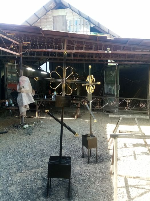 Оградки,кресты,памятники,установка