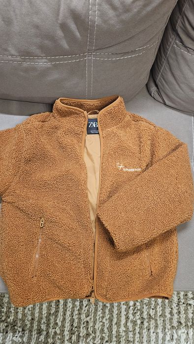 Куртка из искуственного меха тедди