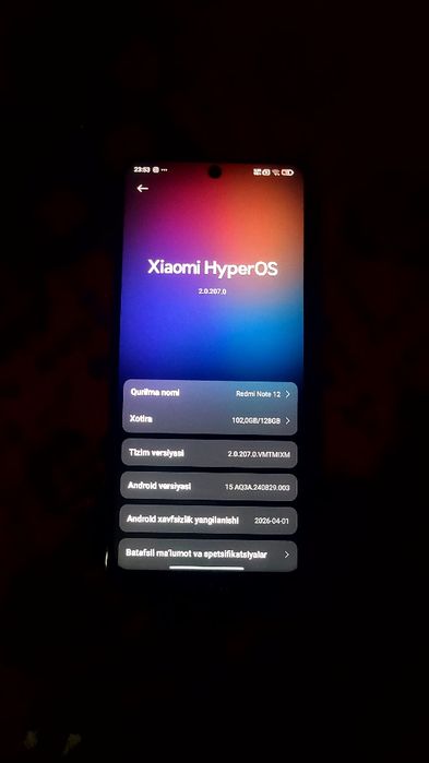 Redmi note 12 4/128