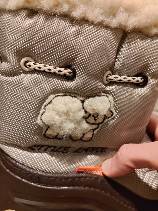 Cizme iarna imblanite cu lana de oaie copii 28/29