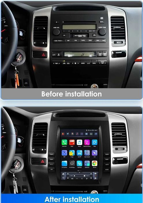 Land Cruiser Prado 120 2002 - 2009 9.7" Мултимедия Навигация Android