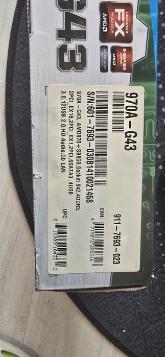 Placa de baza msi 970A-G43