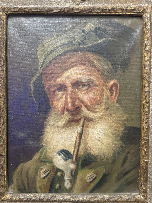 Tablou, pictura in ulei oe panza, semnat H. Stubner. Vechi