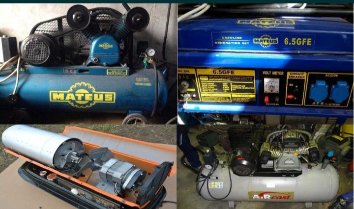 Ремонт и сервис электрогенераторов, компрессоров, дизельных пушек