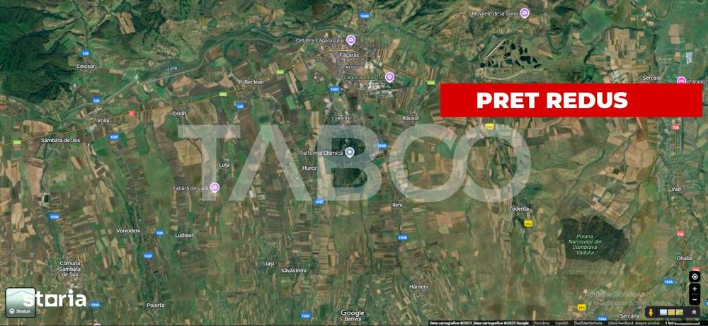 Platforma chimica Fagaras 48 hectare intravilan oportunitate unica