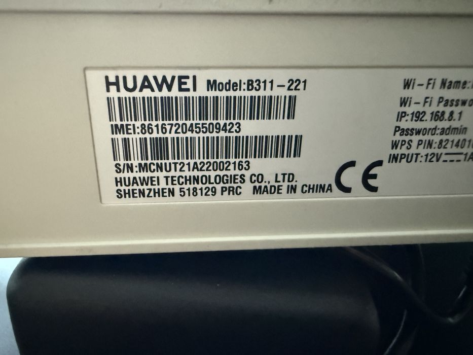 router Huawei B311-221 4G 150mpbs