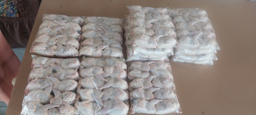 Тушки перепелов.