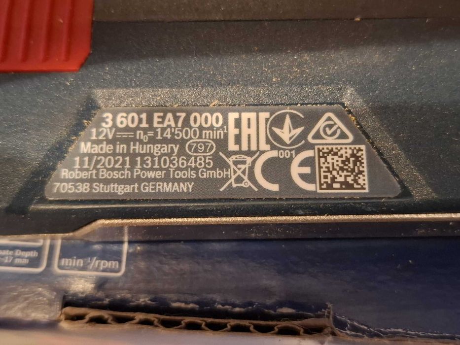 Bosch GHO 12V-20 SOLO (06015A7000) Rindea electrica + accesorii