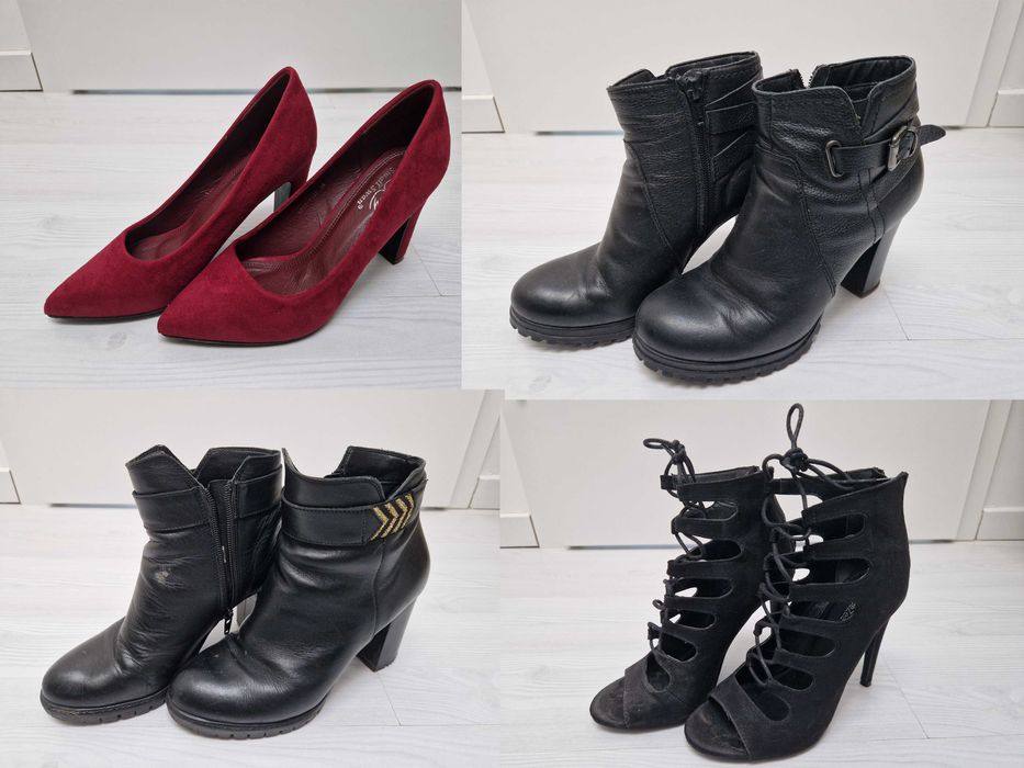 4 Perechi botine/pantofi - Marime 36 - pret per pereche