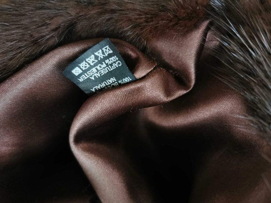 Căciulă de blană naturală mărimea 56