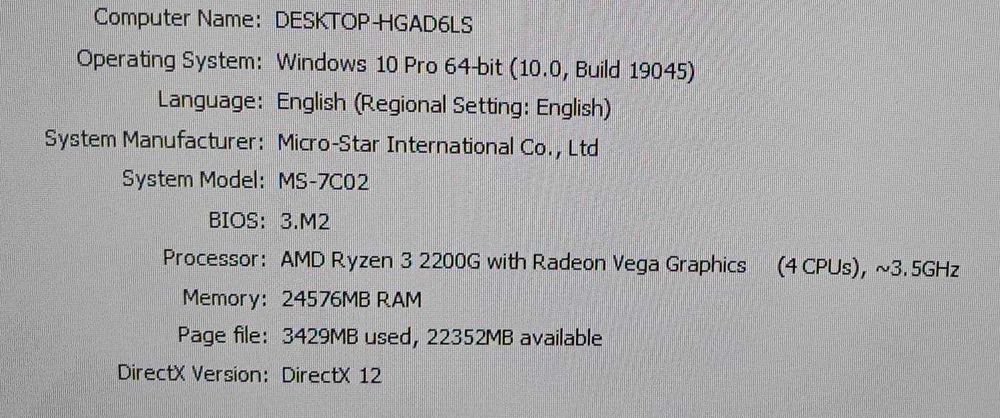 AMD Ryzen 3 2200G