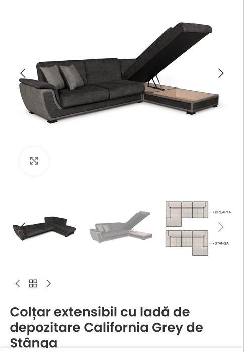 Coltar de dreapta extensibil California