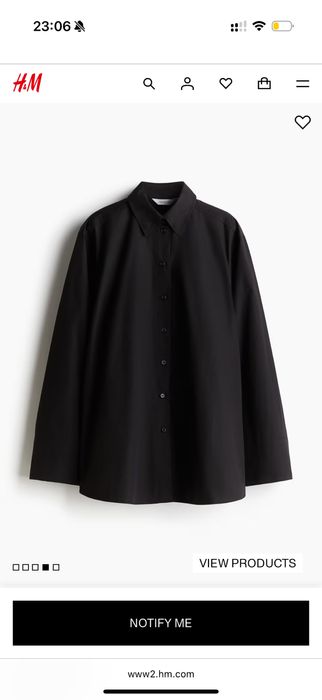 Новая рубашка HM selection, размер М