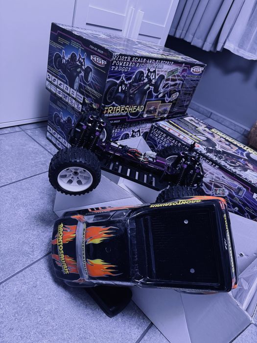 Vand automodel masinuta rc telecomanda 1/10 hsp brontosaurus noi