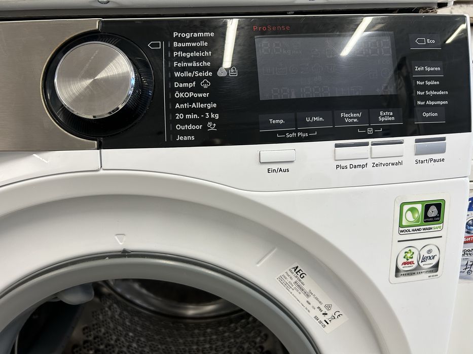 Пералня AEG 8000 OKOMix 8кг A+++
