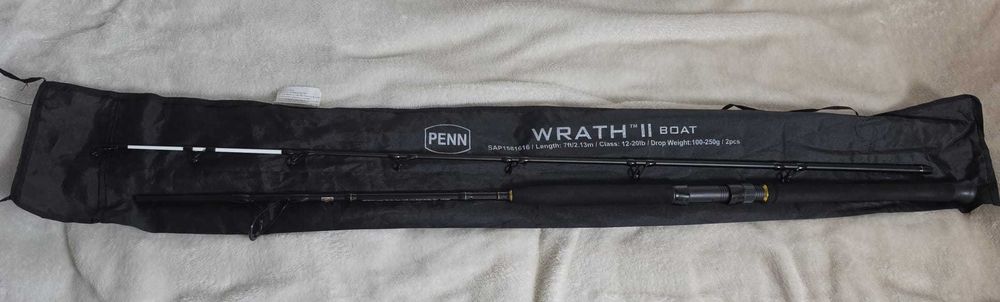 Lanseta Penn Wrath II Boat Spin 2.13m/12-20lb