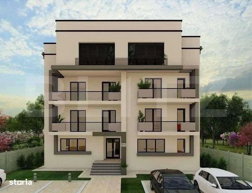 Apartament 2 camere, bloc nou FINALIZAT, loc de parcare inclus, zona M