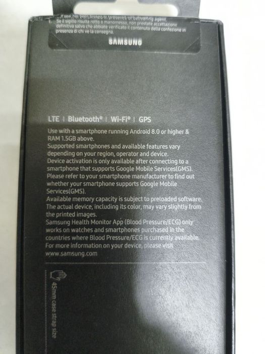 Смарт-часы Samsung Galaxy Watch 5 Pro 45мм LTE (R925),  (eSIM), Серый