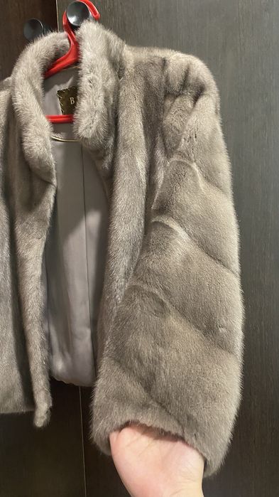 Норковая шуба богатый цвет