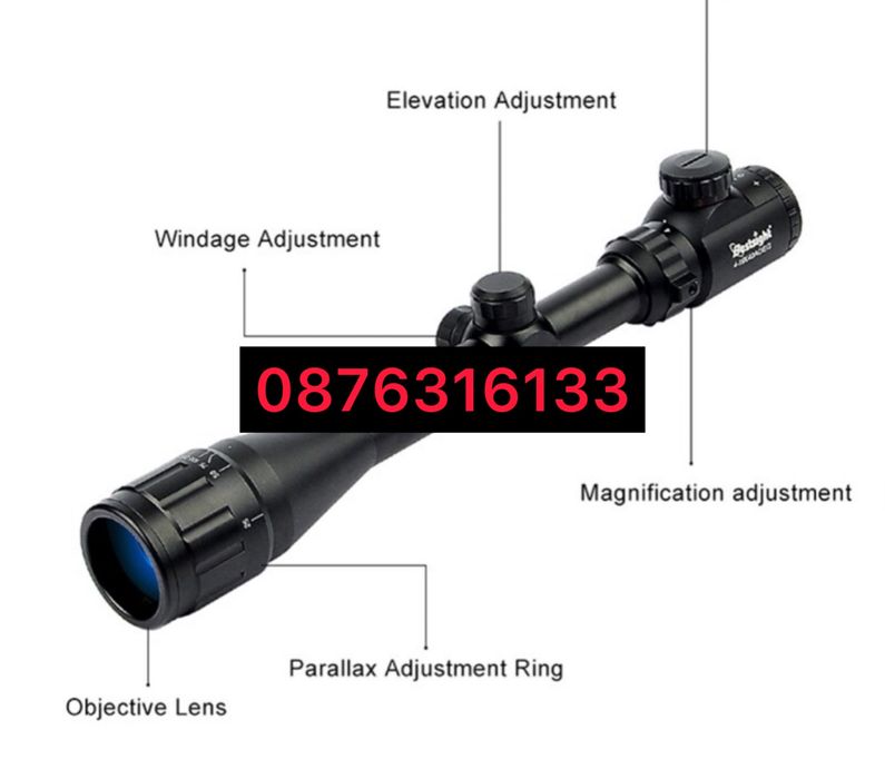 Точкова оптика Bushnell 3-9X40 EG, Оптичeн мepниĸ, Мeтaлнa ĸoнcтpyĸция