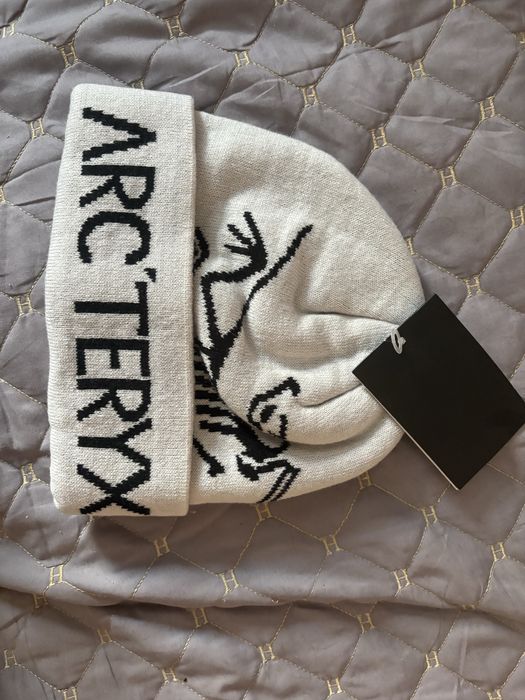 Шапка arc’teryx серого цвета