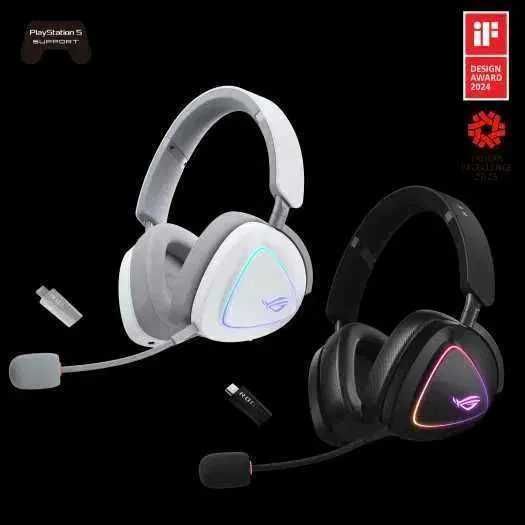 ASUS ROG Delta II — беспроводные игровые наушники , Bluetooth/2.4 ГГц,
