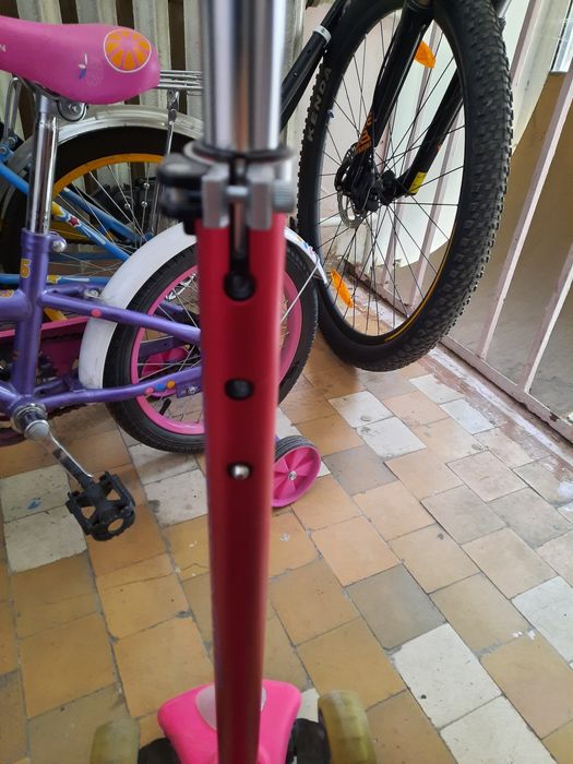 Самокат для девочки 3-10 лет