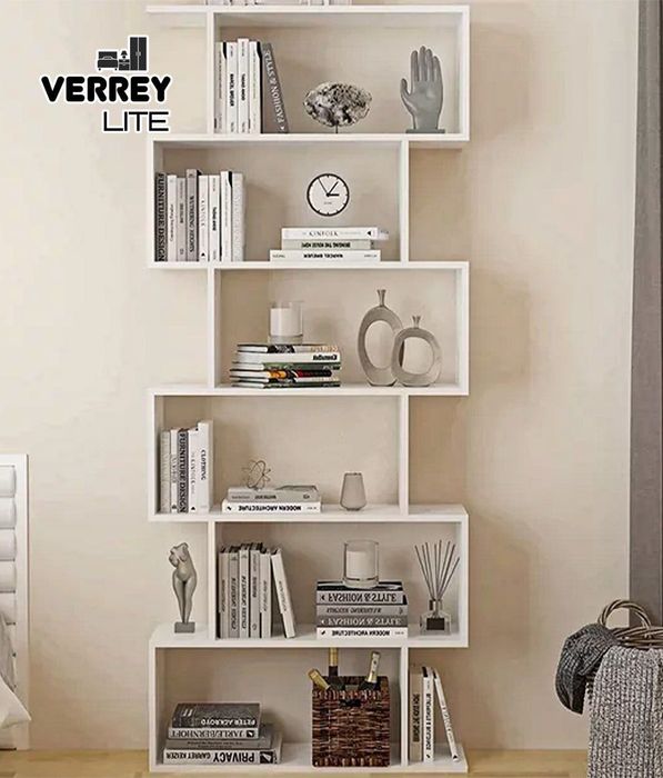 Стеллаж для книг Warehouse ЛДСП декоративный и современный, Полка, угл