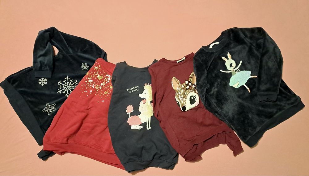 Лот от блузи с дълъг ръкав на Н&M, размер 128-134