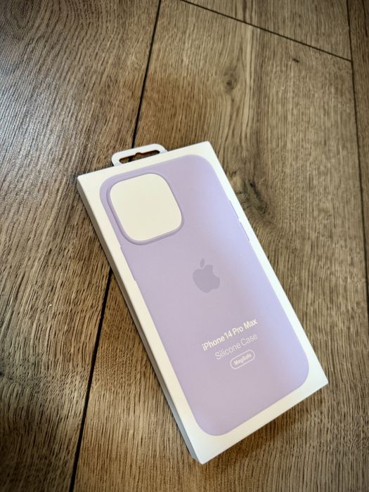 Husă iPhone 14 Pro Max – Silicone Case MagSafe, mov deschis