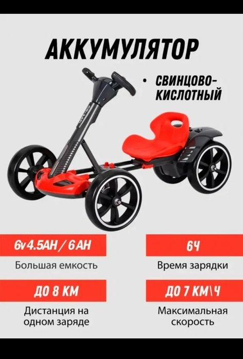 Электро картинг. Машина для детей.