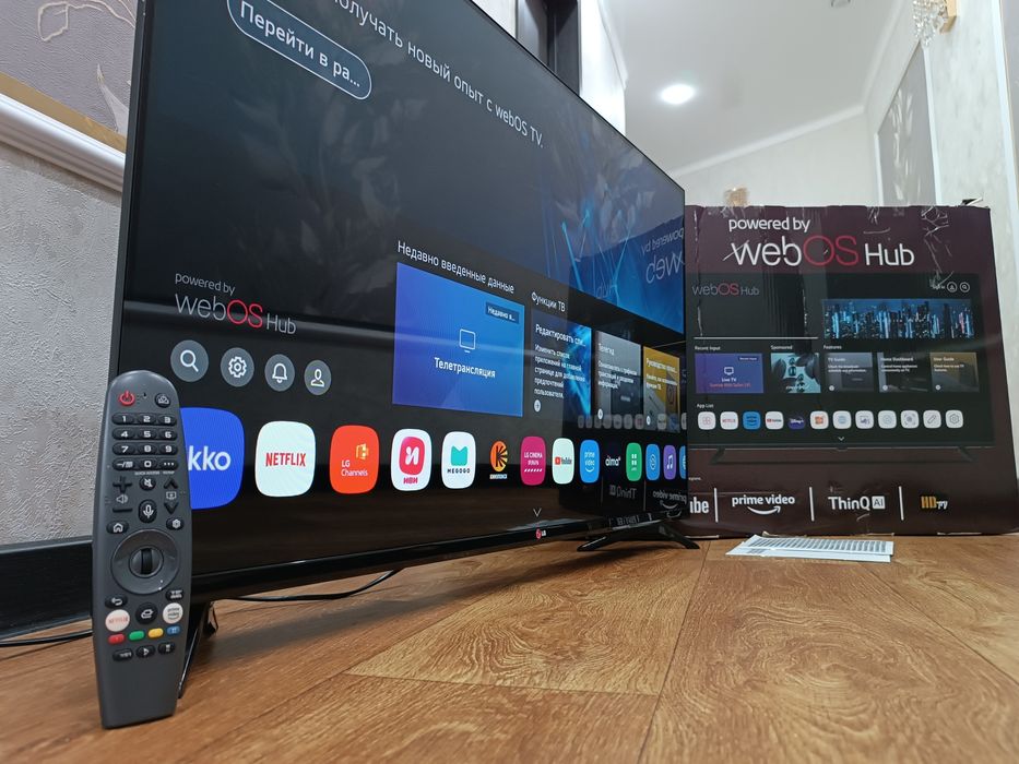 Телевизор LG Смарт ТВ 4k webOS.
