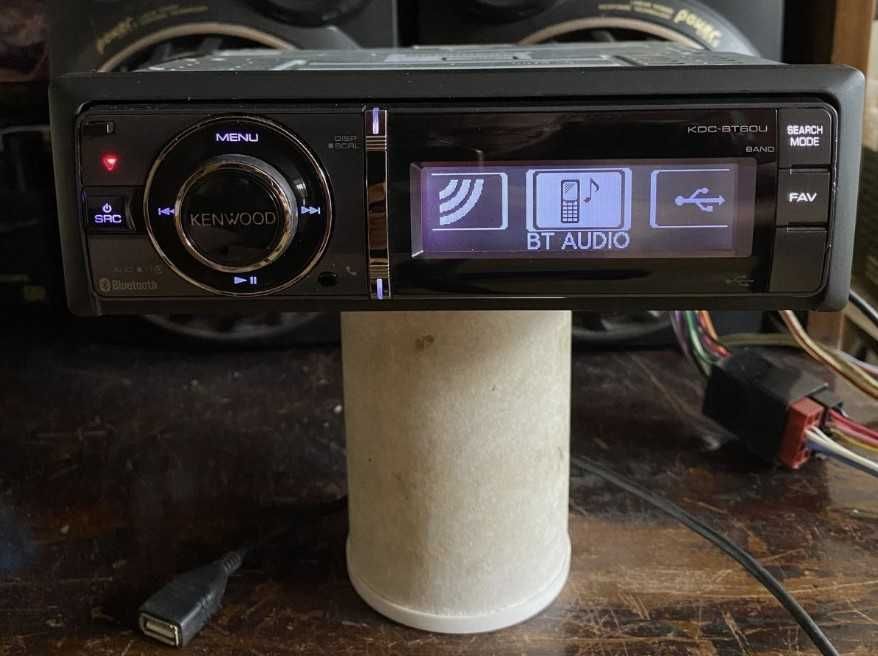 Player auto premium Kenwood KDC-BT60U – DSP real / 3x RCA / Sunet Hi-Fi / Bluetooth