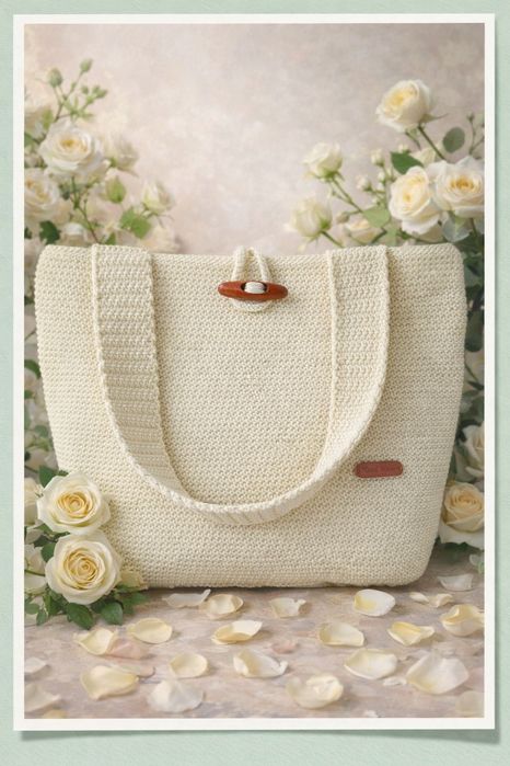 Плетена чанта - рафаело