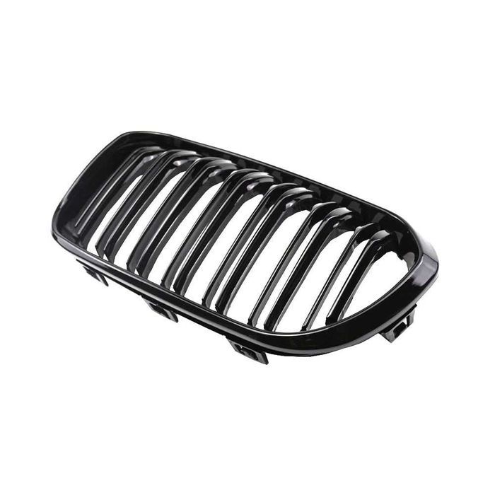 Set 2 grile duble M negru BMW Seria 1 facelift F20 F21 2015-2019