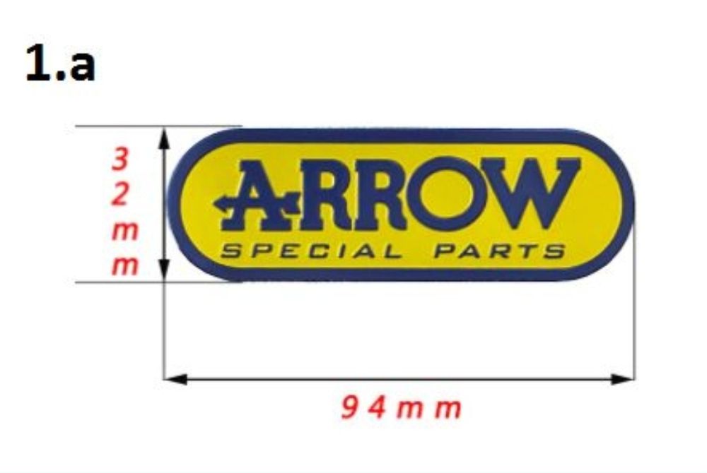 Алуминиеви стикери за ауспух на мотор