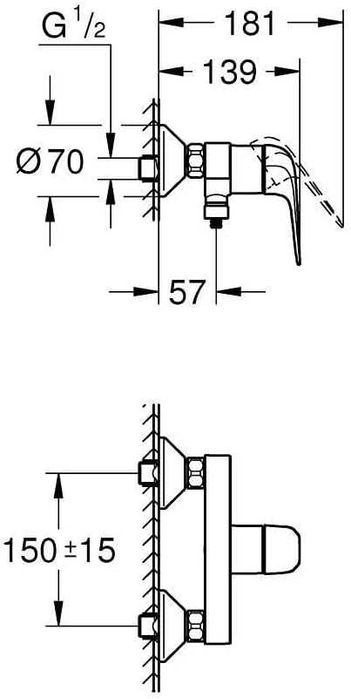 Смесител за душ GROHE