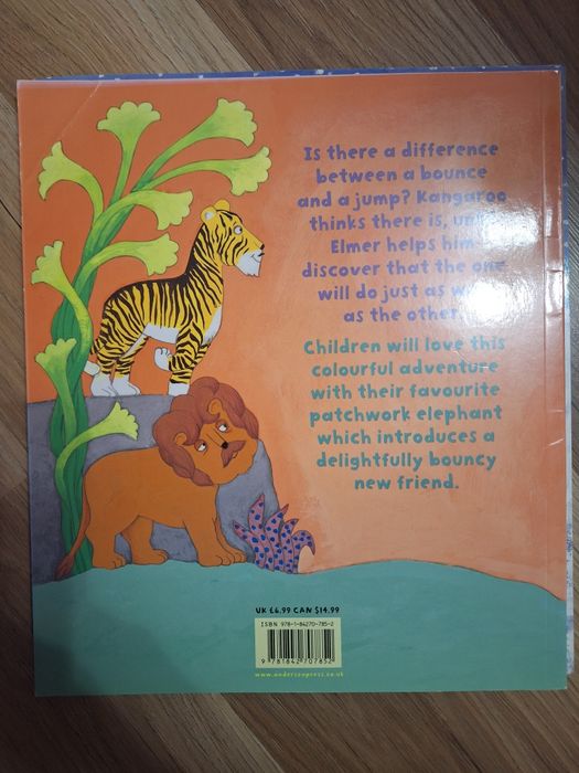 10 книги на английски език за слончето Елмер / Elmer