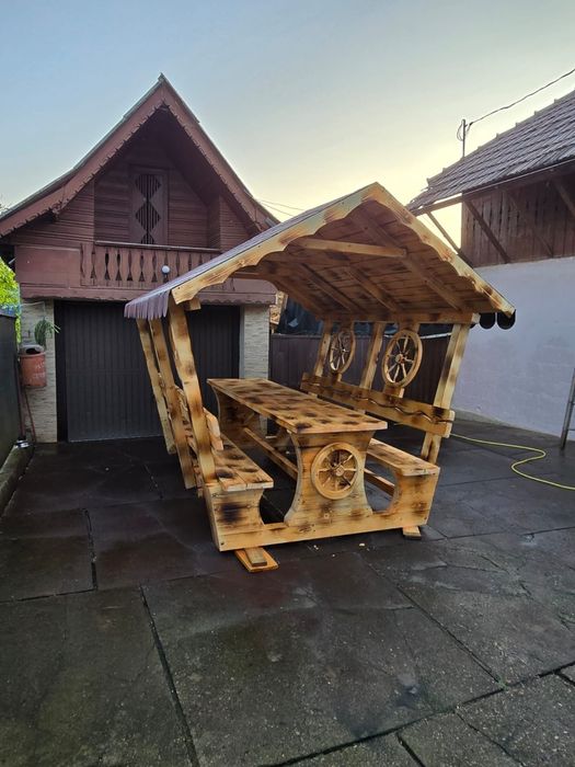 Foișor și leagăne rustice model pergola!