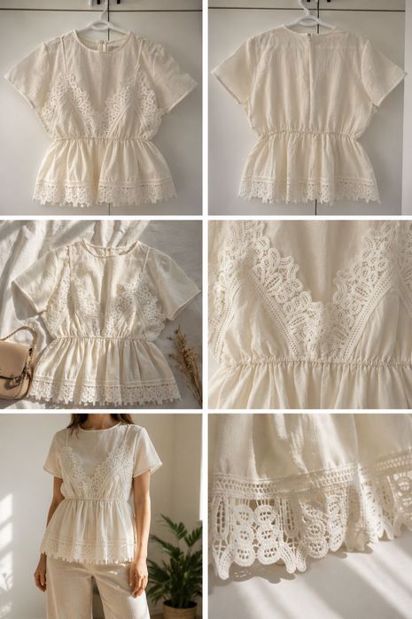 Дизайнерская блуза boho chic