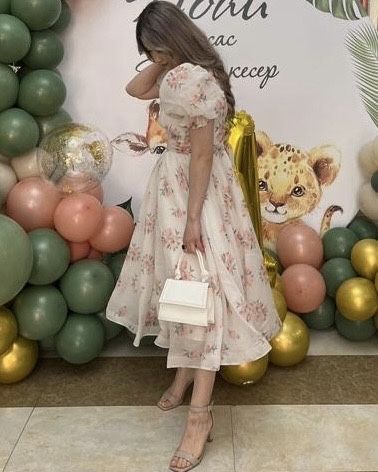 летнее нежное платье