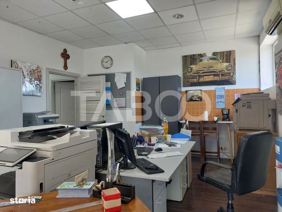 Spatiu birou de inchiriat 150 mp 4 camere langa autostrada Sibiu
