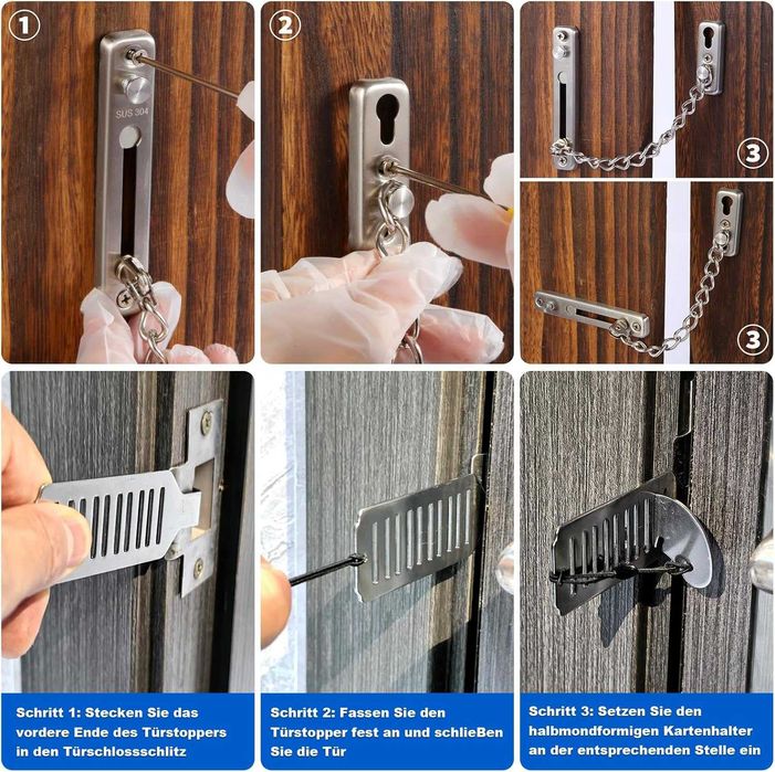 Siguranta usa, incuietoare securitate, set de 2