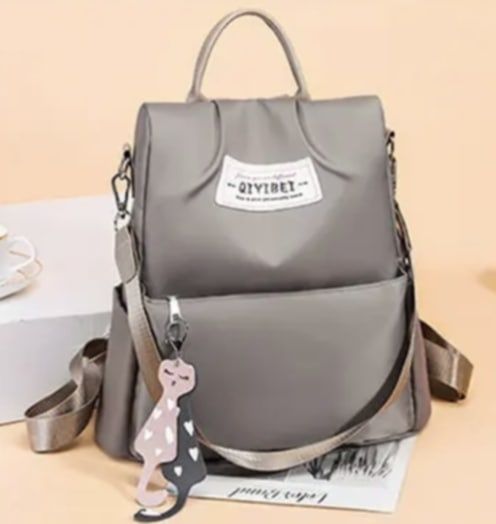 Нова дамска текстилна раница за всекидневна употреба с висулка