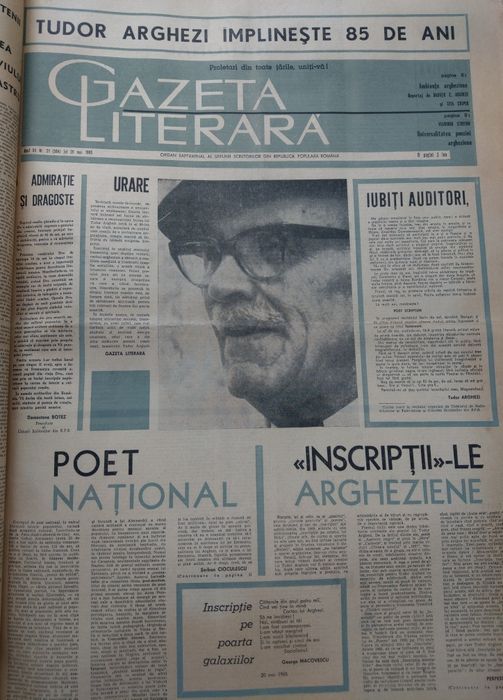Ziare de colectie "Gazeta literara" anul 1965, 52 editii