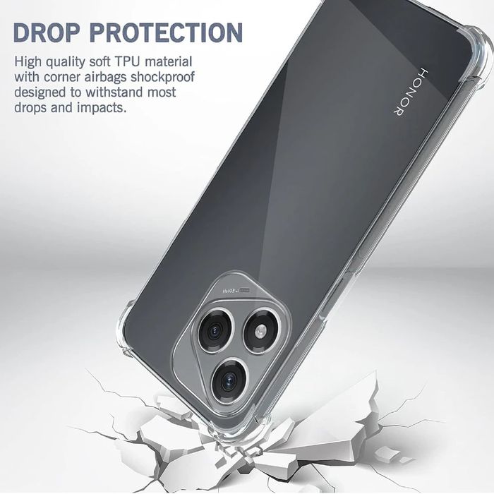 Honor 400 / Pro / Lite/Удароустойчив силиконов кейс с камера протектор