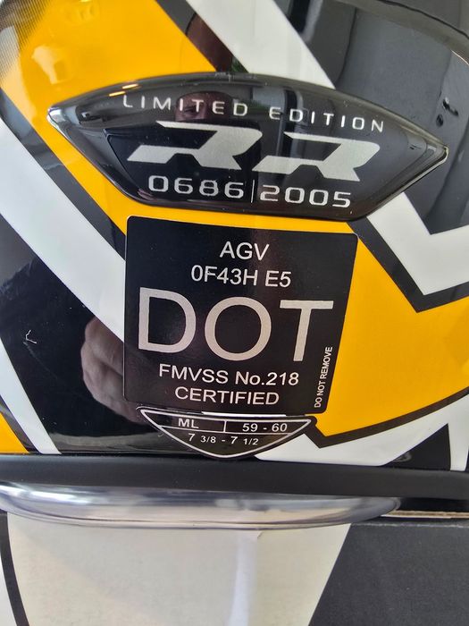 Casca moto AGV PISTA GP RR editie limitata Laguna Seca 2005