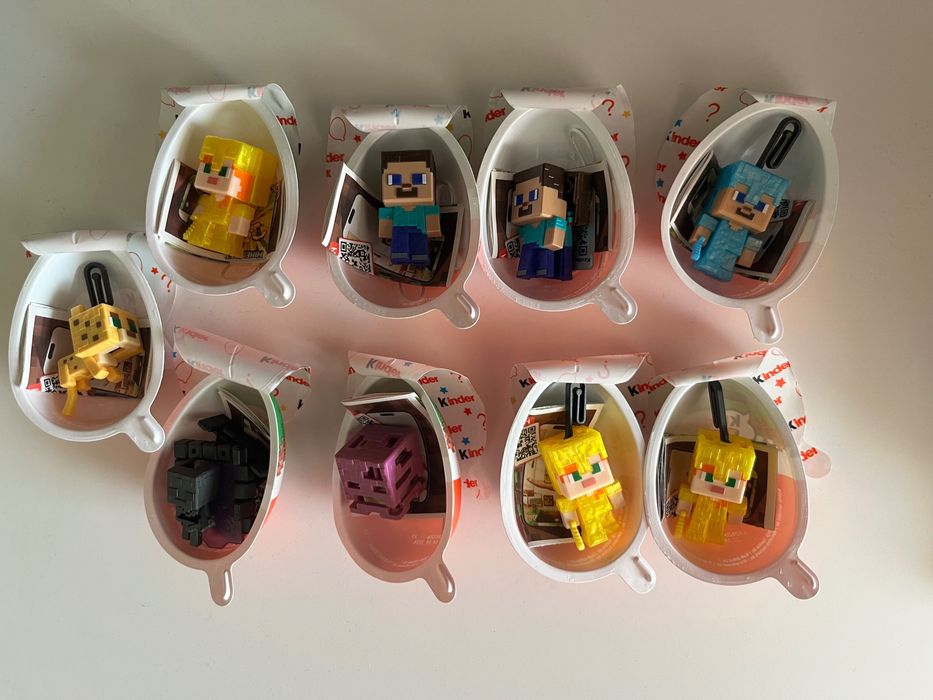 Kinder joy Minecraft фигурки