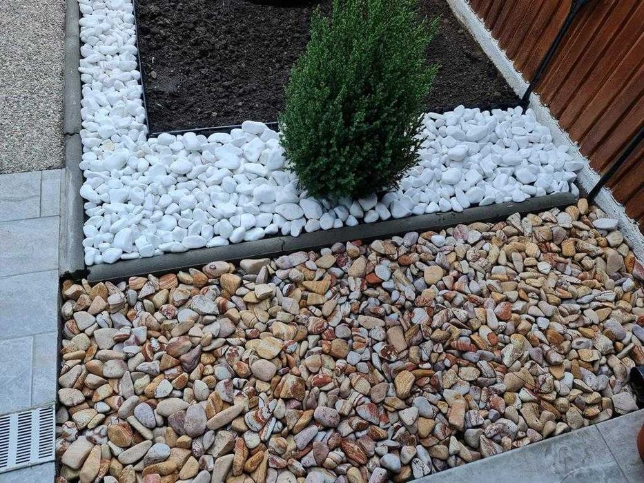 Piatra decorativa gradina/pietricele de gradina/piatra Politiko 3-6 cm